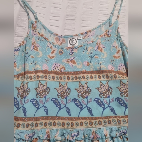 Silver Wishes long strappy dress - Picture 6 of 10